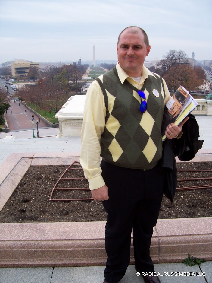 Russ Belville at the US Capitol, 2006