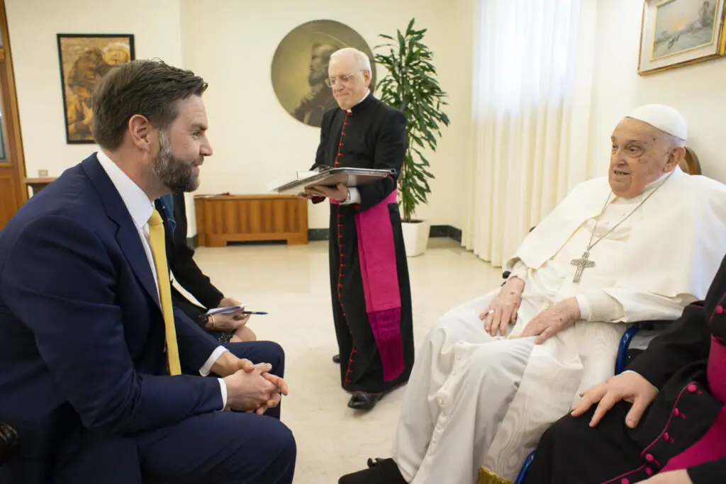 J.D. Vance meets Pope Francis
