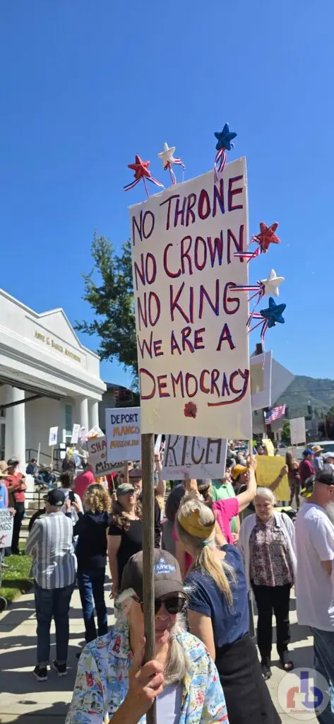 No Throne, No Crown, No King, We Are A Democracy