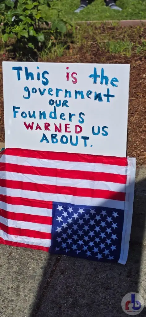 This is the Government our Founders Warned us About (upside down U.S. flag)