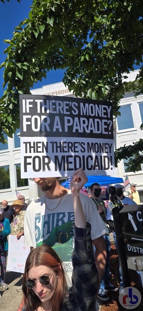 If there's money for a parade? Then there's money for Medicaid!