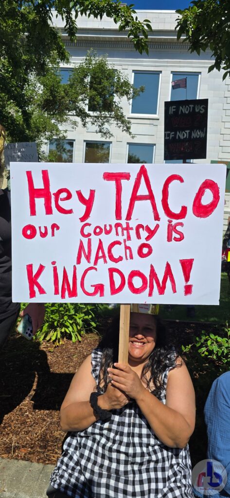 Hey TACO, our country is Nacho Kingdom!