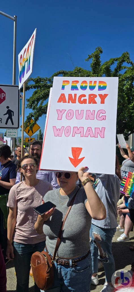 Proud Angry Young Woman