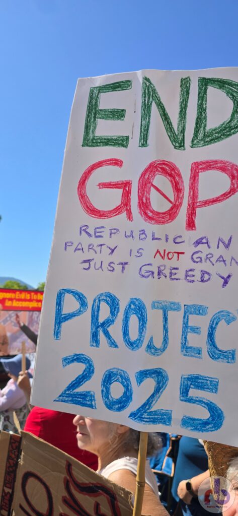 End GOP. Republican Party is not Grand, just Greedy. Project 2025