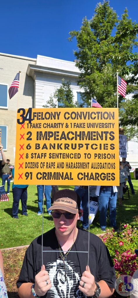 34 Felony Convictions, 1 Fake Charity & 1 Fake University, 2 Impeachments, 6 Bankruptcies, 8 Staff sentenced to Prison, Dozens of Rape and Harassment allegations, 91 Criminal Charges.