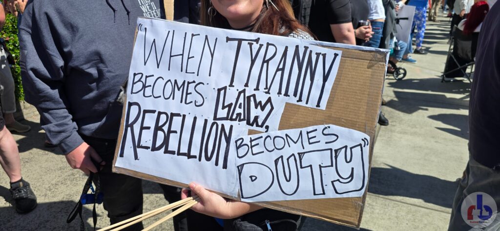 When Tyranny Becomes Law Rebellion Becomes Duty