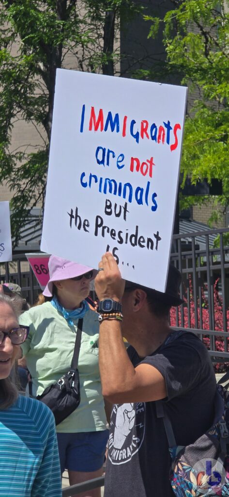 Immigrants are not criminals but the President is
